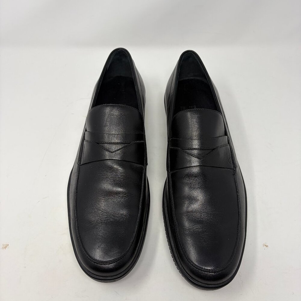 Salvatore Ferragamo Black Leather Loafers